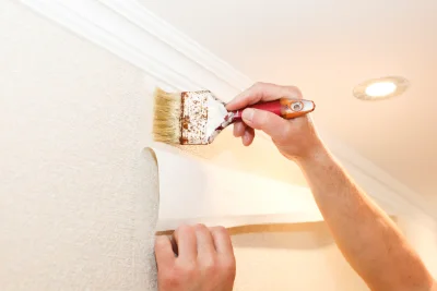 Pose de papier peint à Méry-sur-Cher — revêtements muraux et toiles de verre